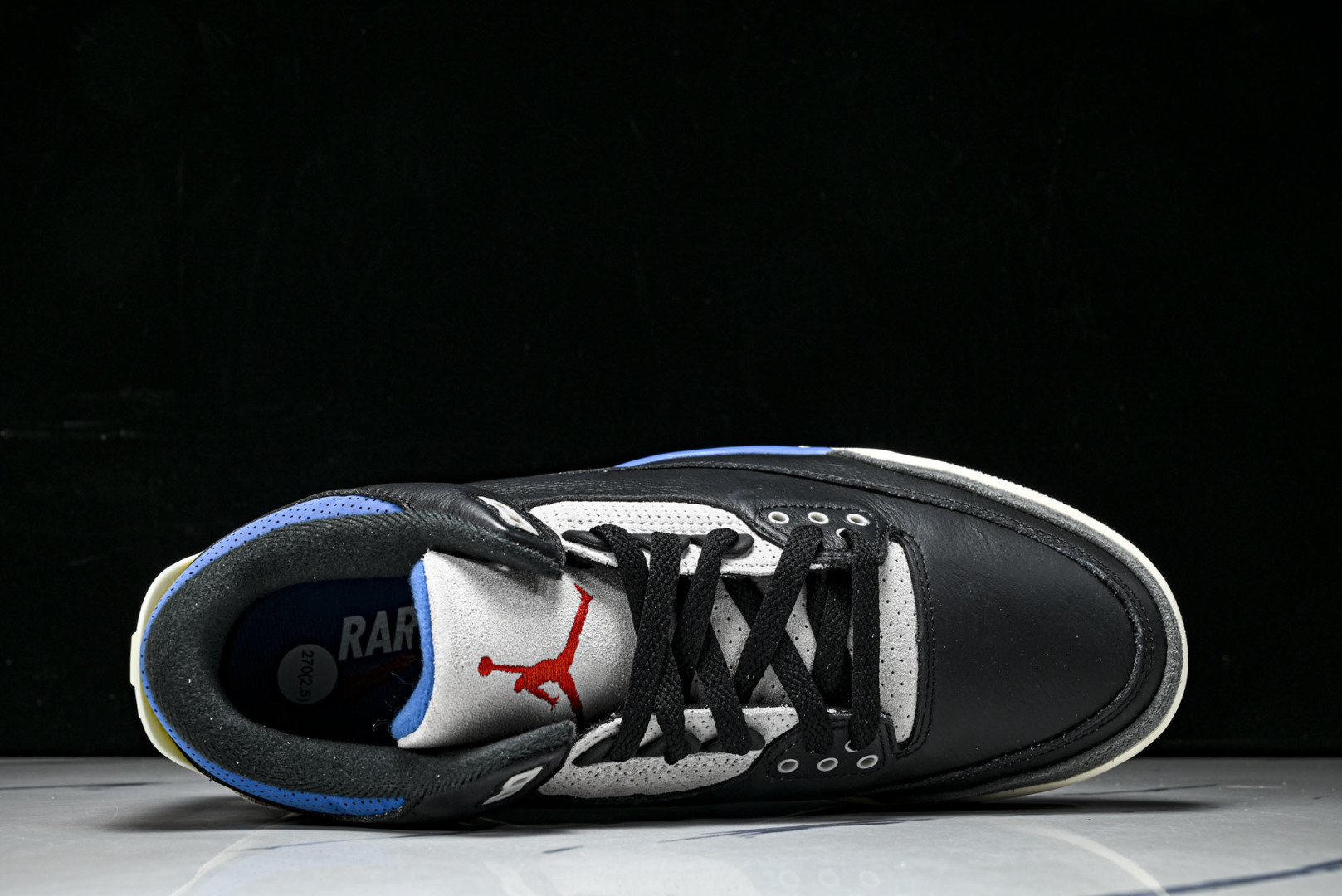 AJ3 尺码:40-48.5纯原出品-Air Jordan 3 AJ3镜像钩子 黑灰红 IB8967-0