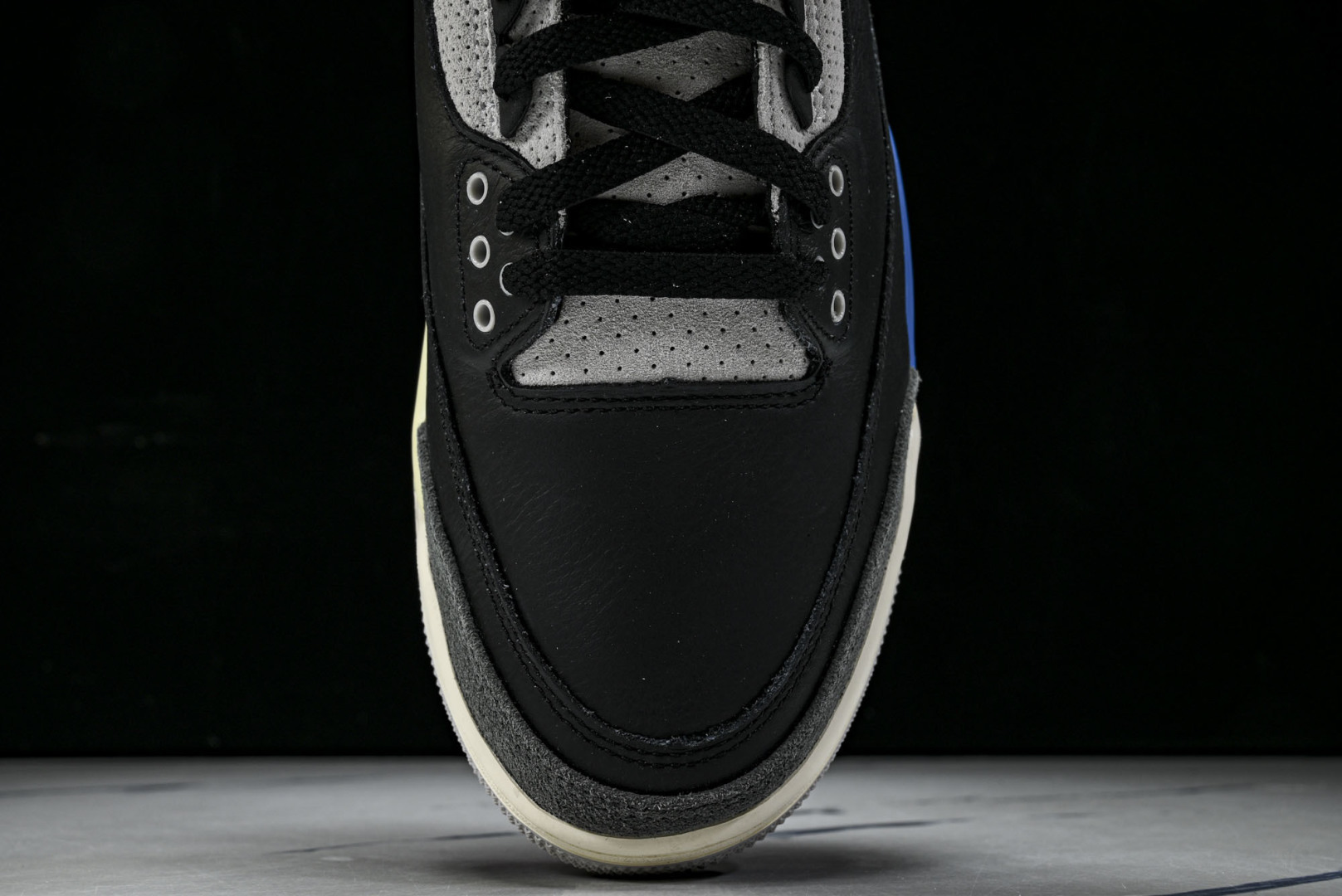 AJ3 尺码:40-48.5纯原出品-Air Jordan 3 AJ3镜像钩子 黑灰红 IB8967-0