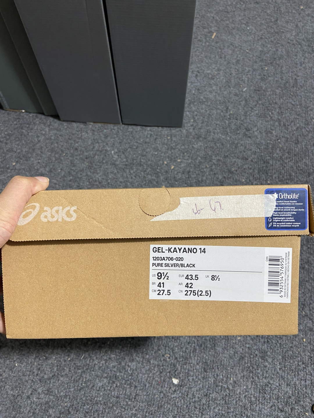 Asics 亚瑟士 GEL-Kayano 14 低帮运动休闲跑步鞋 1203A706-020 尺码：36