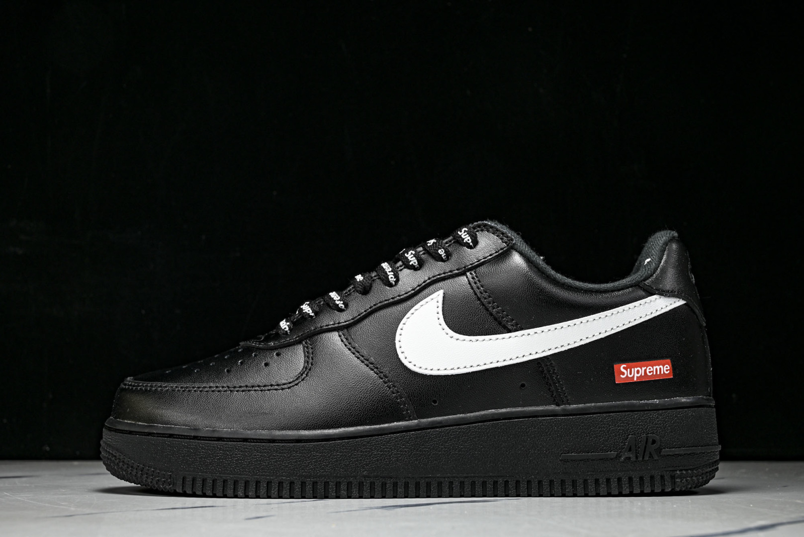 AF1 尺码36-47.5纯原版出品-Air Force 1 Low Supreme Black Whi