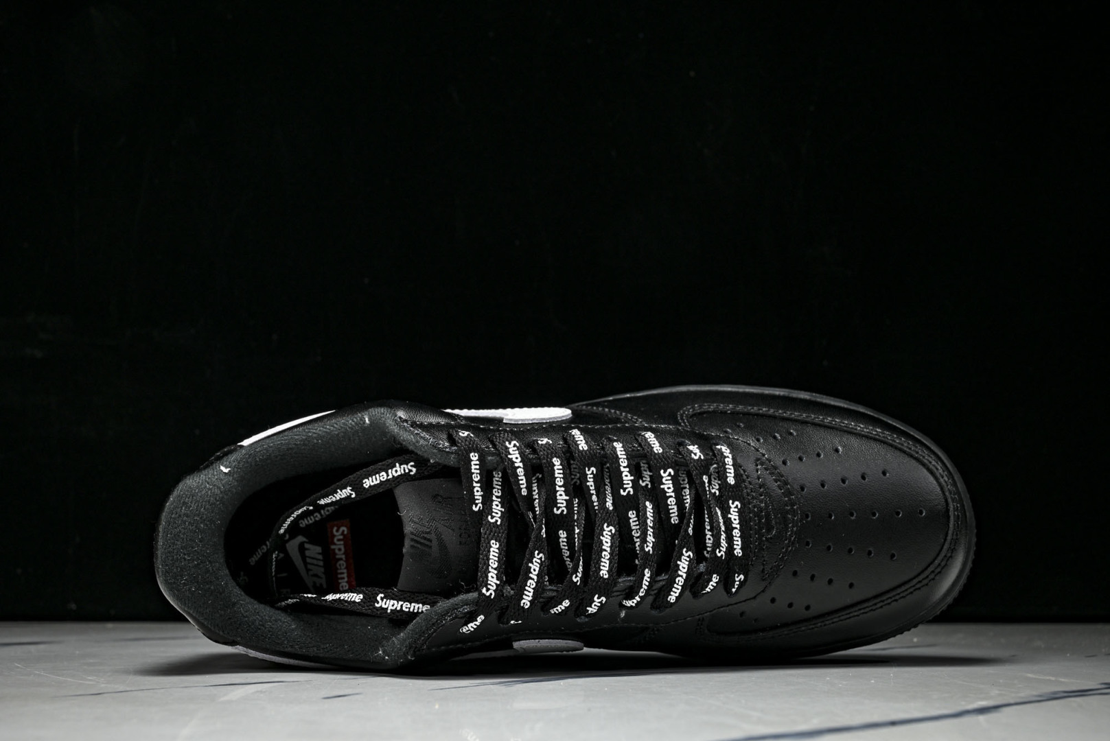 AF1 尺码36-47.5纯原版出品-Air Force 1 Low Supreme Black Whi