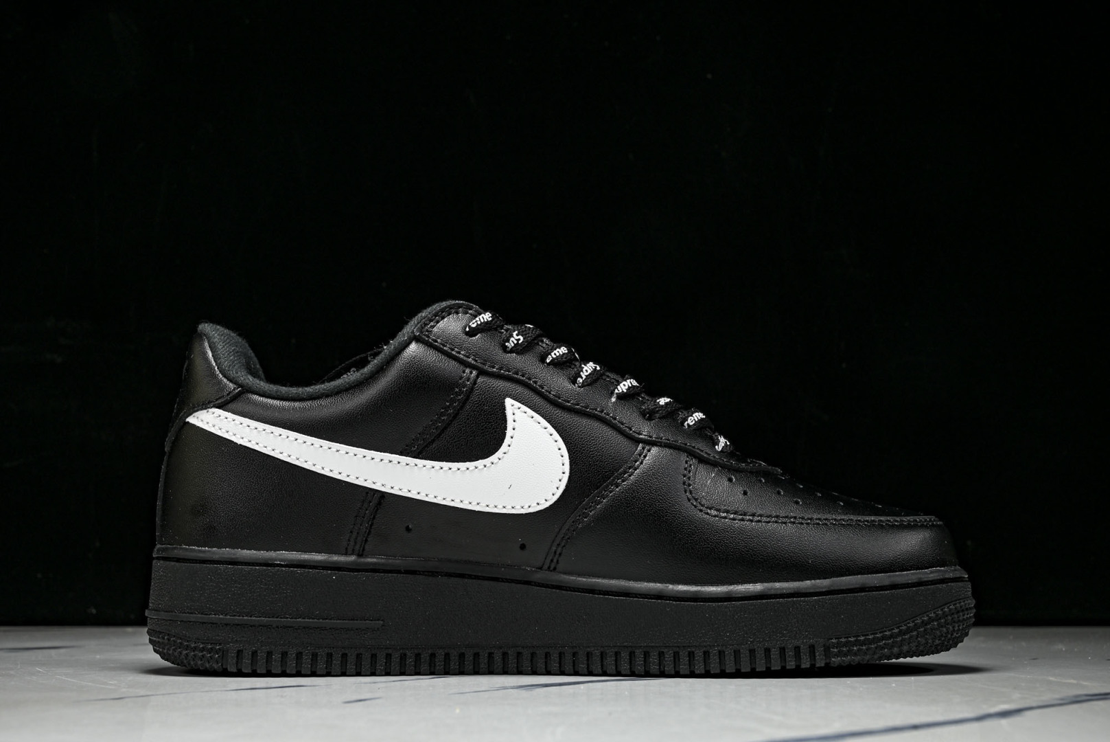 AF1 尺码36-47.5纯原版出品-Air Force 1 Low Supreme Black Whi