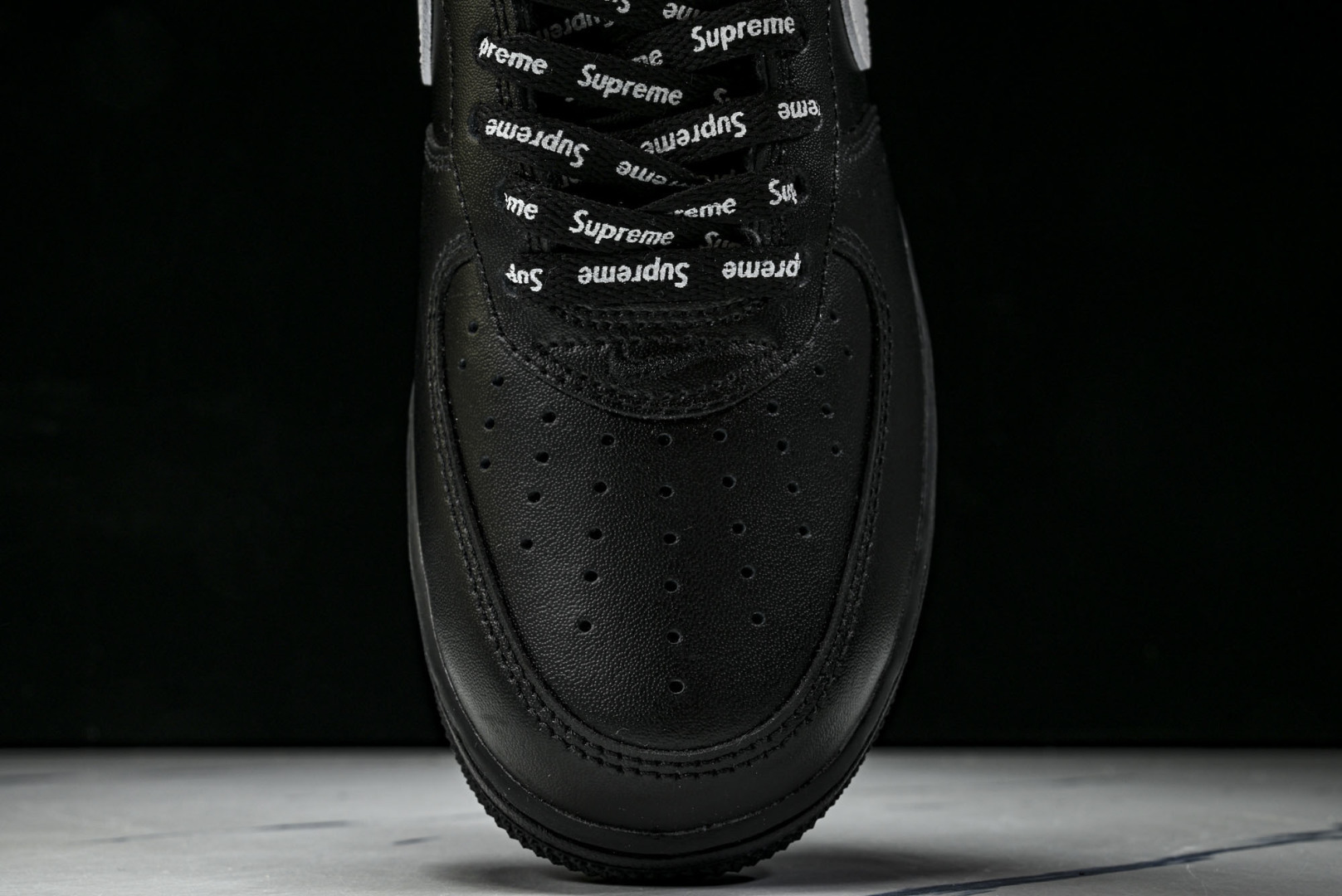 AF1 尺码36-47.5纯原版出品-Air Force 1 Low Supreme Black Whi