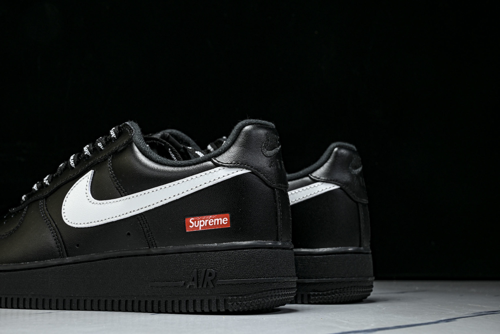 AF1 尺码36-47.5纯原版出品-Air Force 1 Low Supreme Black Whi