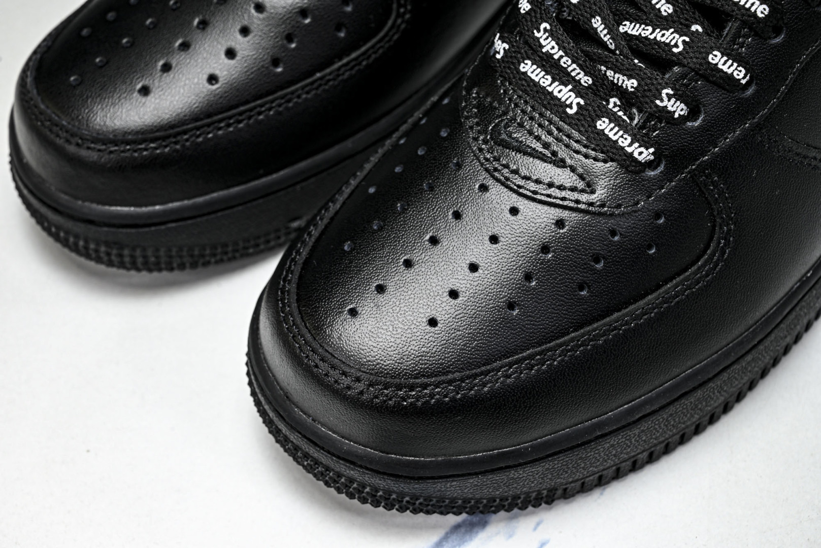 AF1 尺码36-47.5纯原版出品-Air Force 1 Low Supreme Black Whi