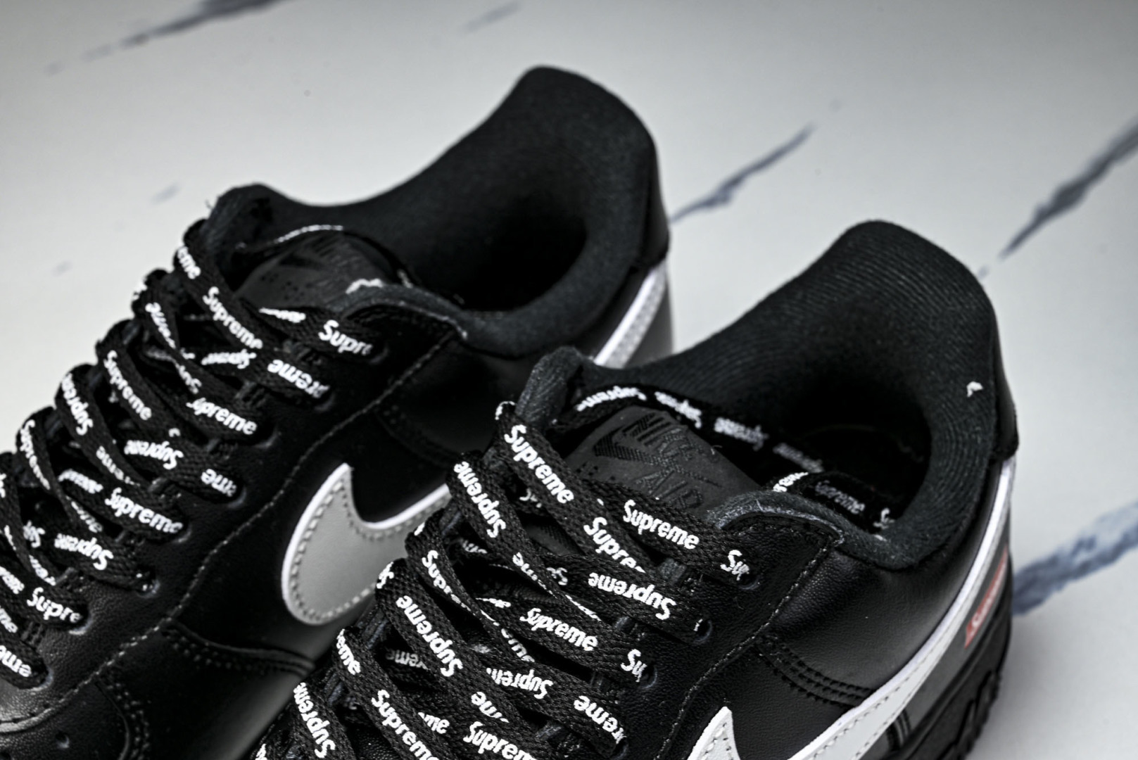 AF1 尺码36-47.5纯原版出品-Air Force 1 Low Supreme Black Whi