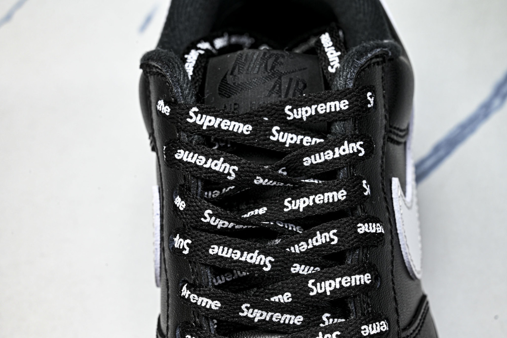 AF1 尺码36-47.5纯原版出品-Air Force 1 Low Supreme Black Whi