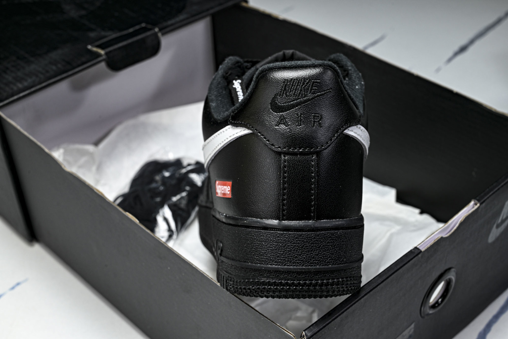 AF1 尺码36-47.5纯原版出品-Air Force 1 Low Supreme Black Whi