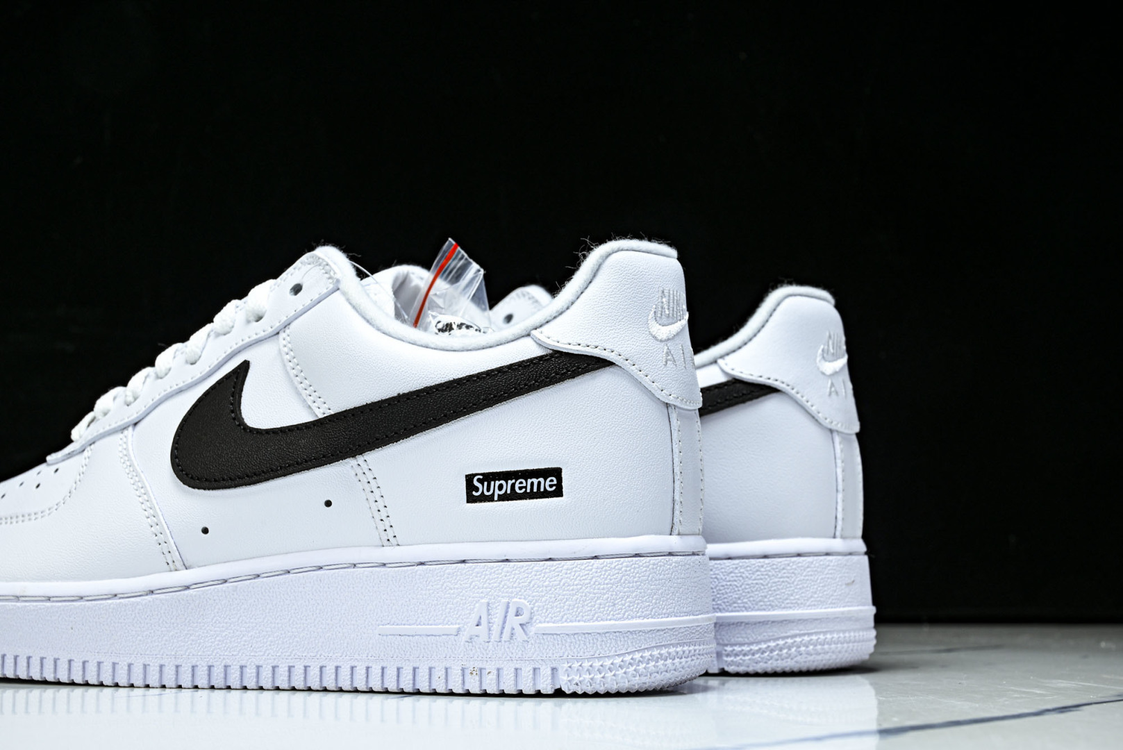 AF1 尺码36-47.5纯原版出品-Air Force 1 Low Supreme White Bla