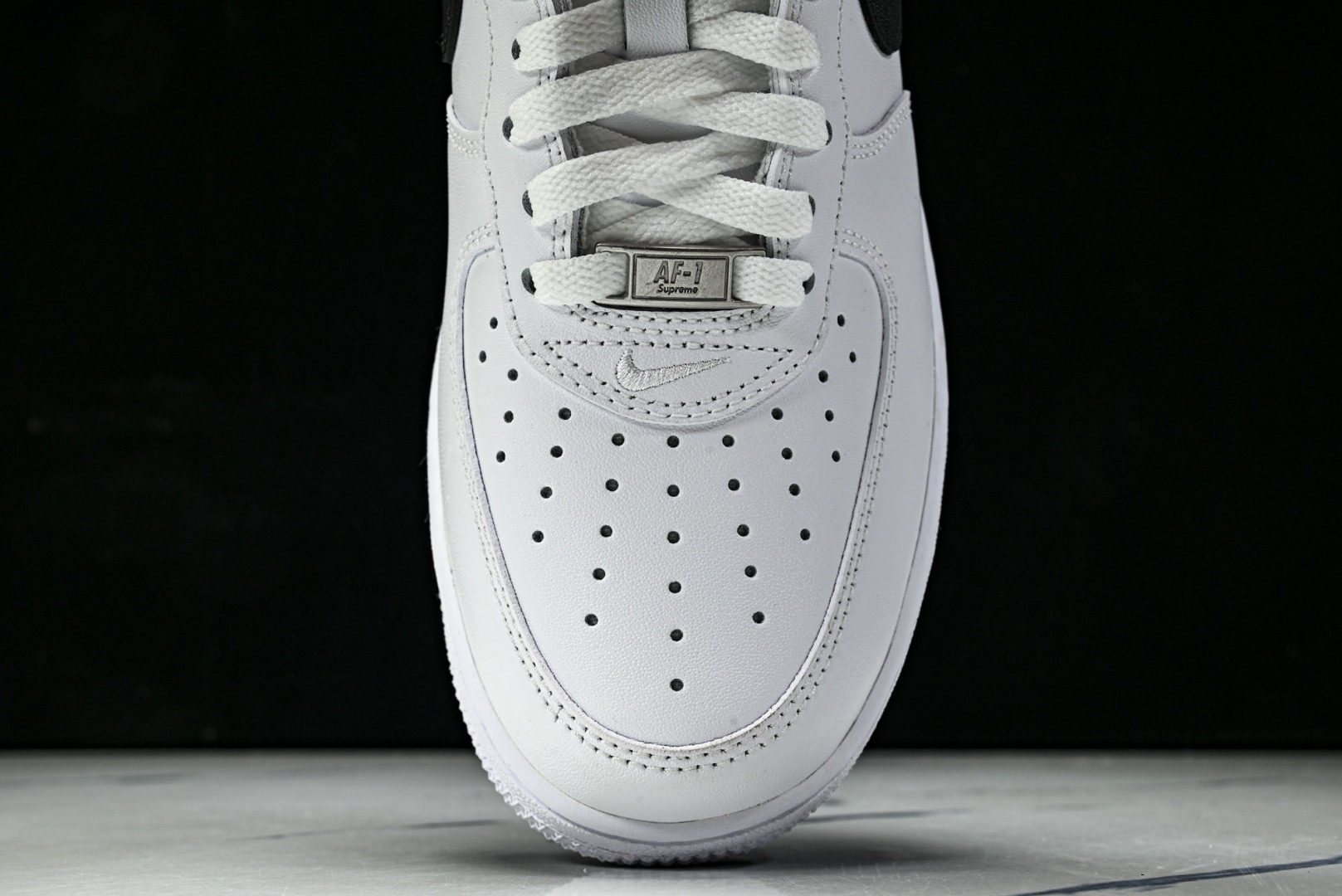 AF1 尺码36-47.5纯原版出品-Air Force 1 Low Supreme White Bla