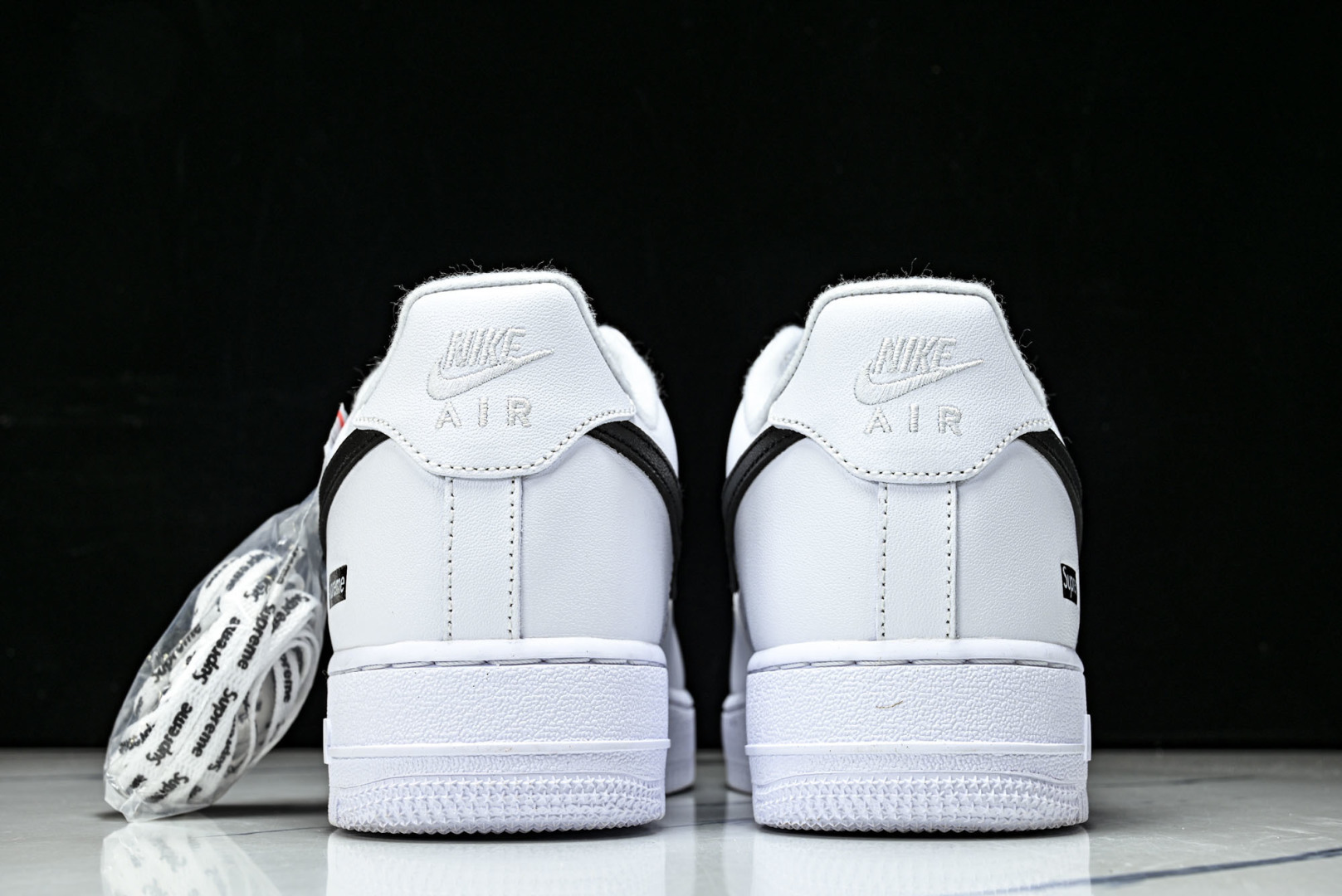 AF1 尺码36-47.5纯原版出品-Air Force 1 Low Supreme White Bla