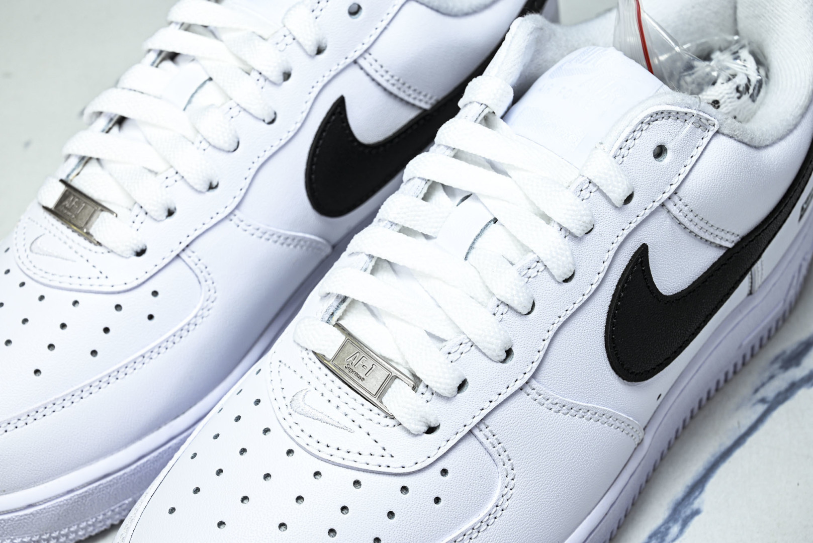 AF1 尺码36-47.5纯原版出品-Air Force 1 Low Supreme White Bla