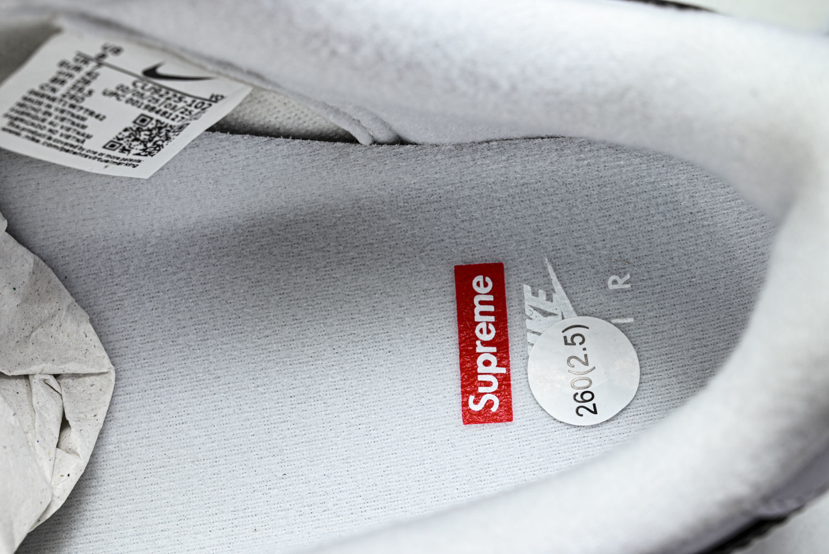 AF1 尺码36-47.5纯原版出品-Air Force 1 Low Supreme White Bla