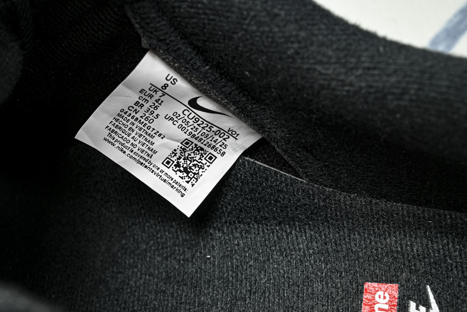 AF1 尺码36-47.5纯原版出品-Supreme x Nike Air Force 1'07 Low