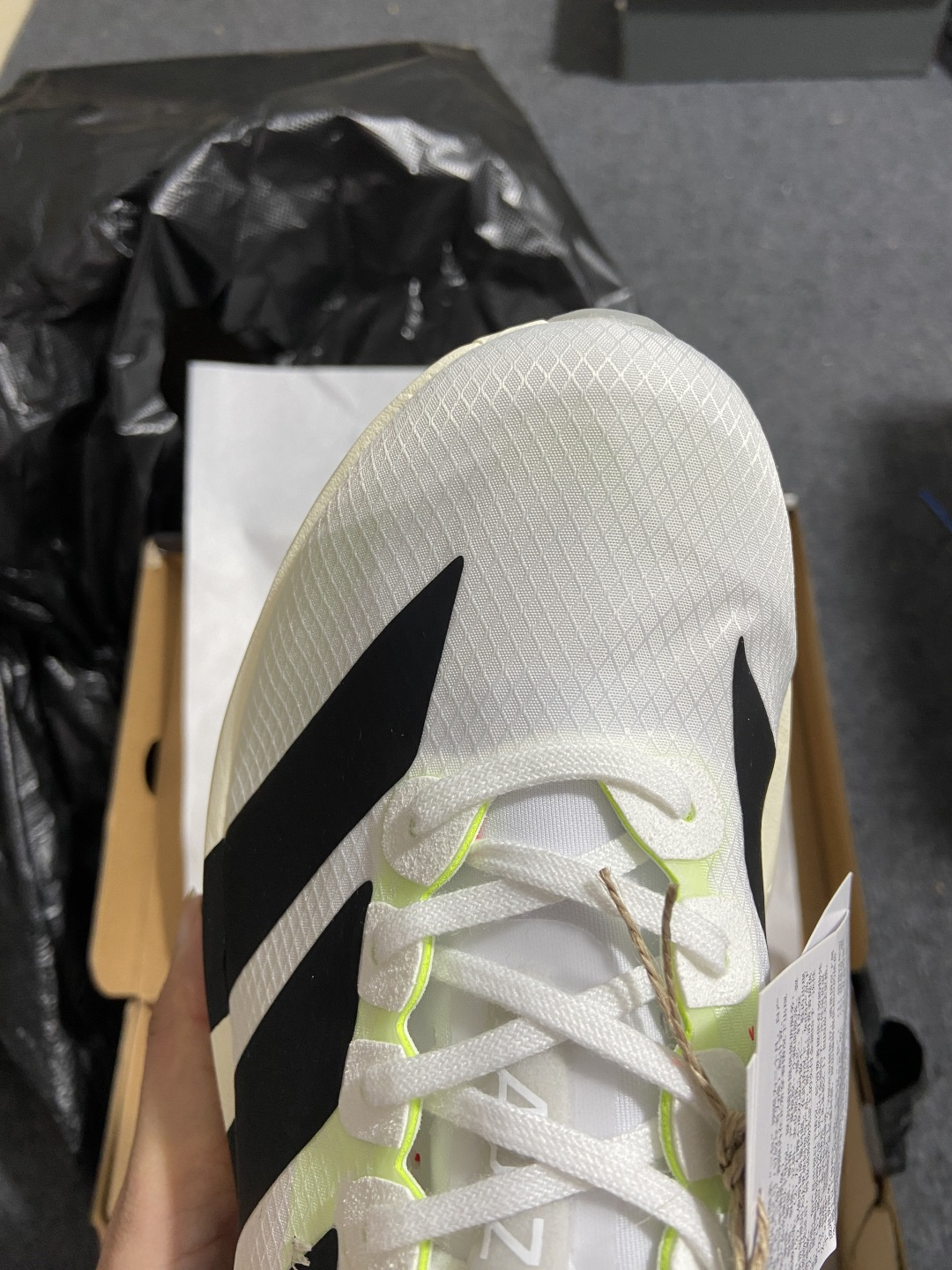 核心价格表私纯原真碳！adidas Adizero Adios Pro 4 阿迪达斯马拉松跑步鞋 第1色