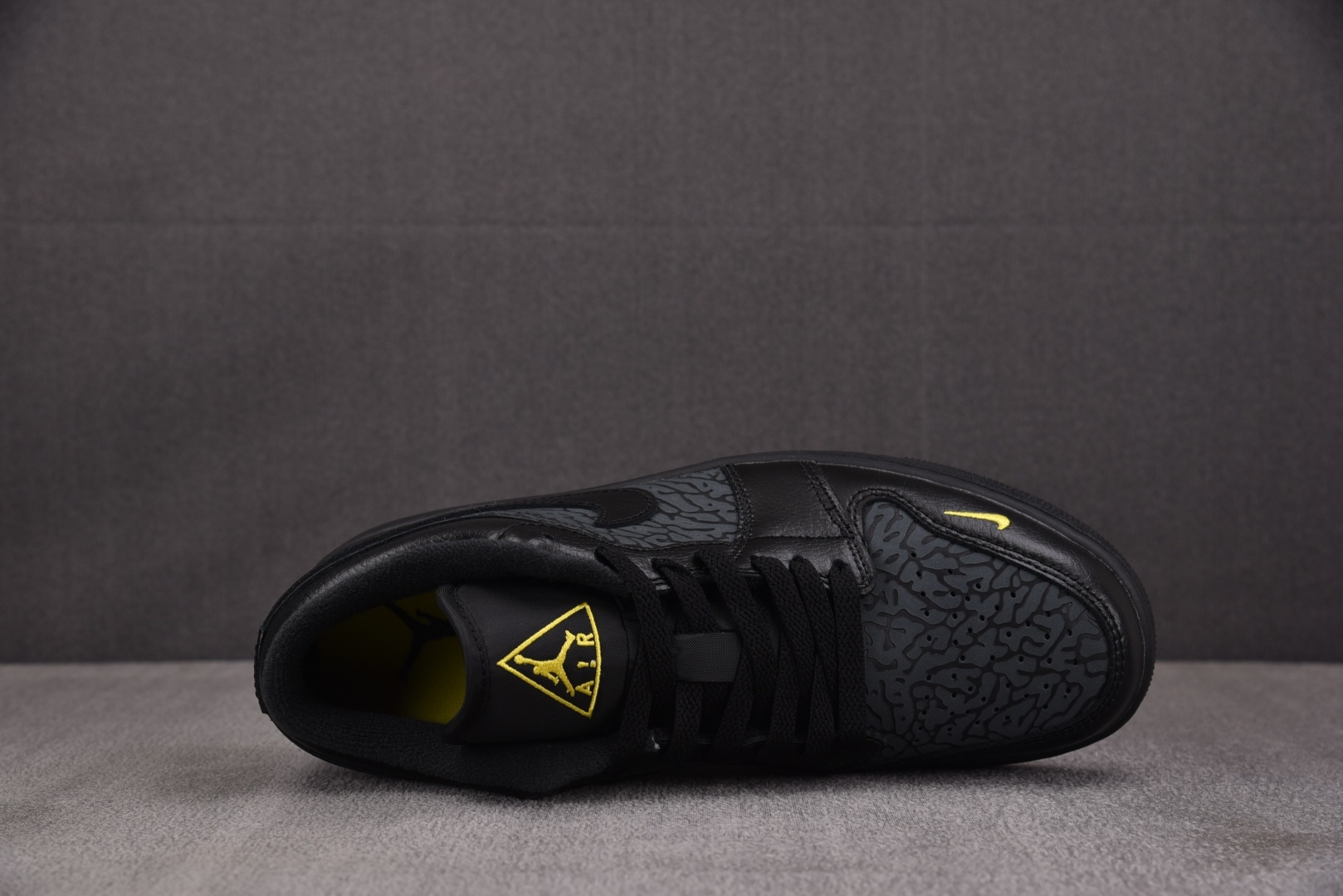 AJlow低帮 尺码:40-46纯原出品-Air Jordan 1 Low Black Elephant