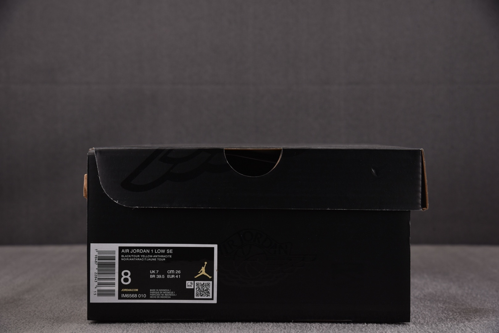 AJlow低帮 尺码:40-46纯原出品-Air Jordan 1 Low Black Elephant