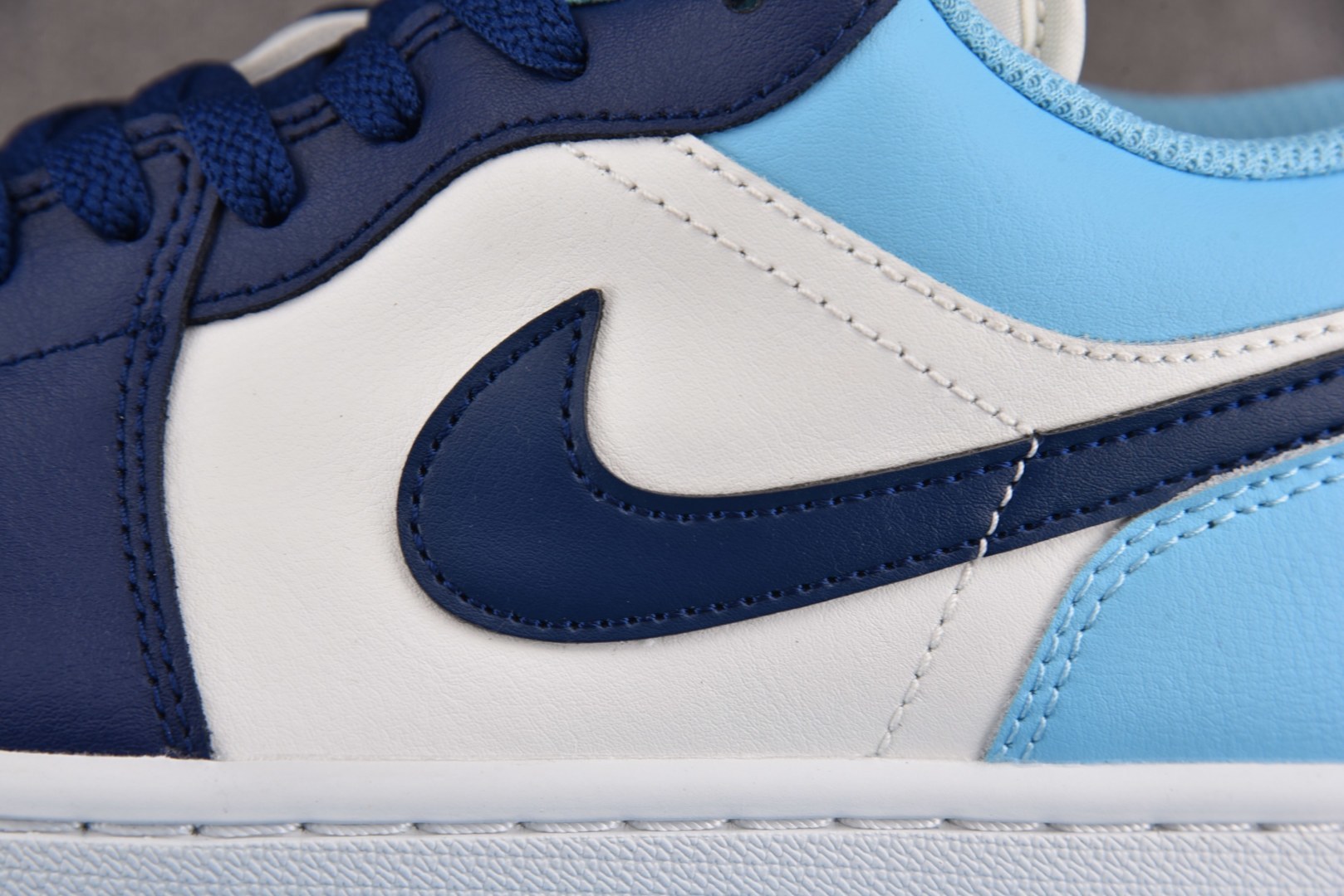 AJlow低帮 尺码:40-46纯原出品-Air Jordan 1 Low Sail Blue Chil