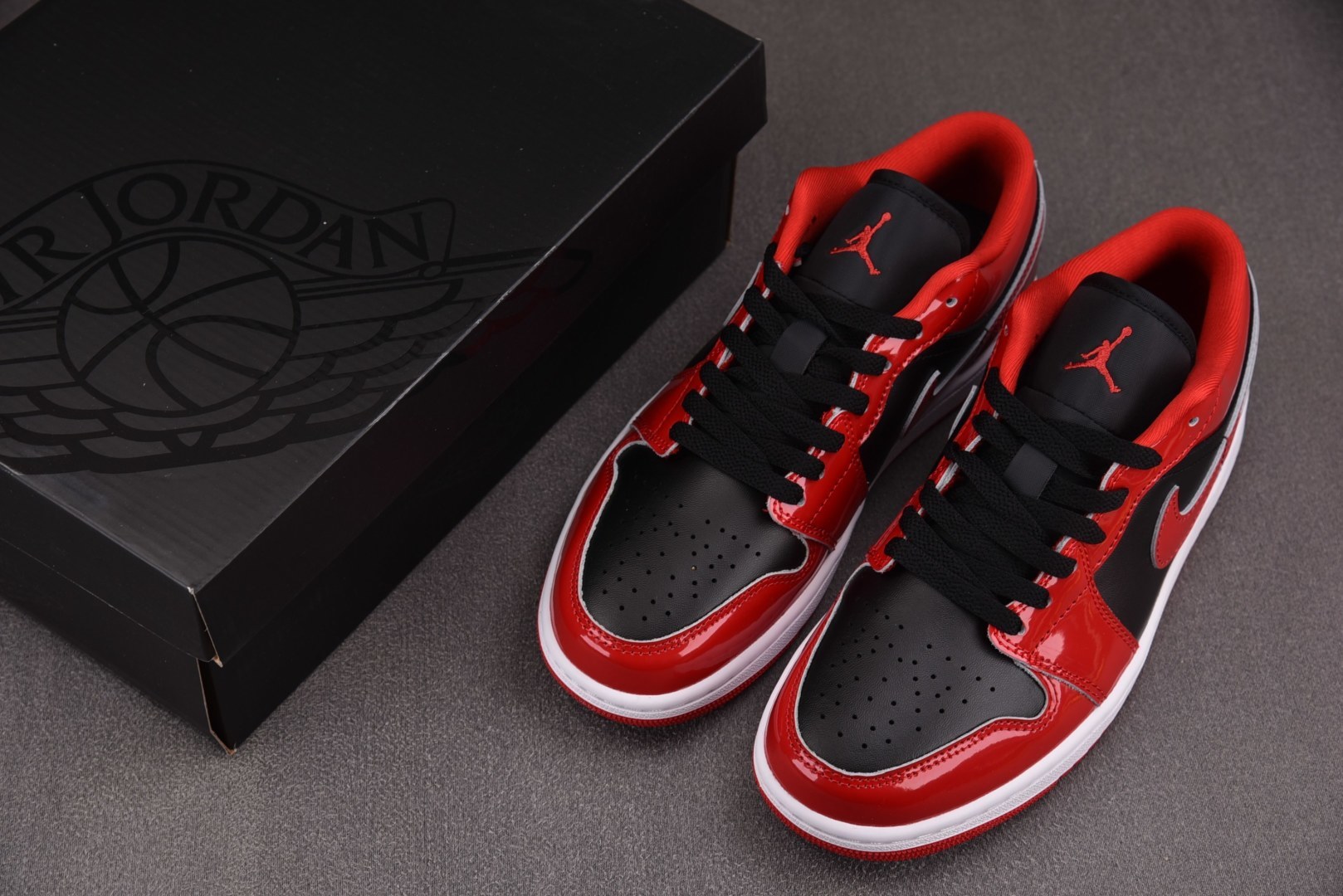 AJlow低帮 尺码:40-46纯原出品-Air Jordan 1 Low SE Patent Vars