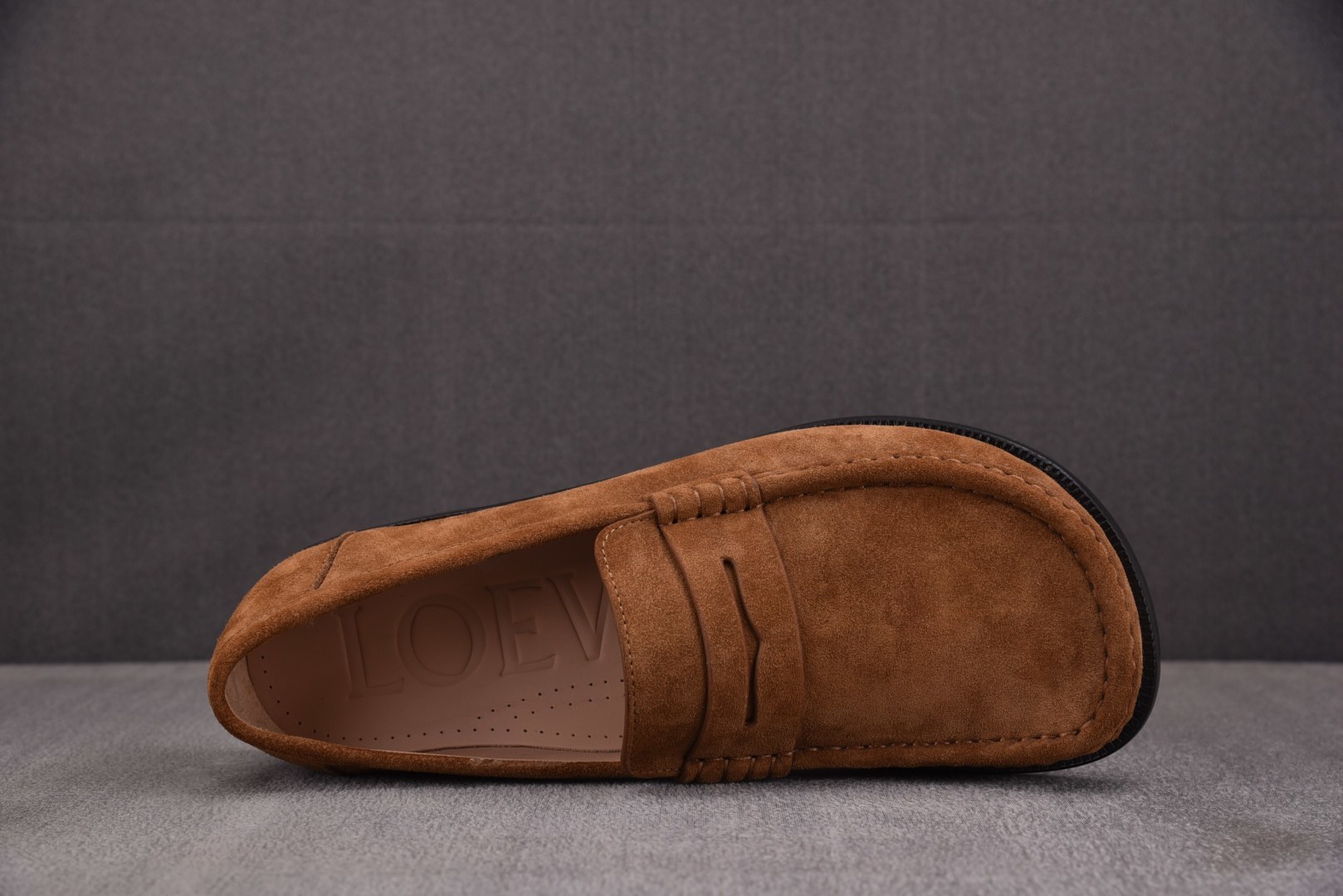 Loewe 尺码:39-45纯原出品-Loewe 罗意威 Campo 美拉德老钱风 低帮休闲皮鞋 乐福鞋