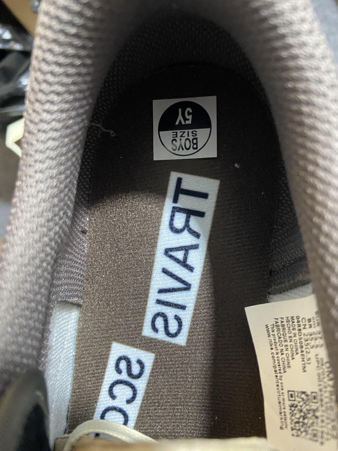 qc 女码37.5AJ Low 白棕倒钩 尺码:36-48.5纯原版出品-Travis Scott x 