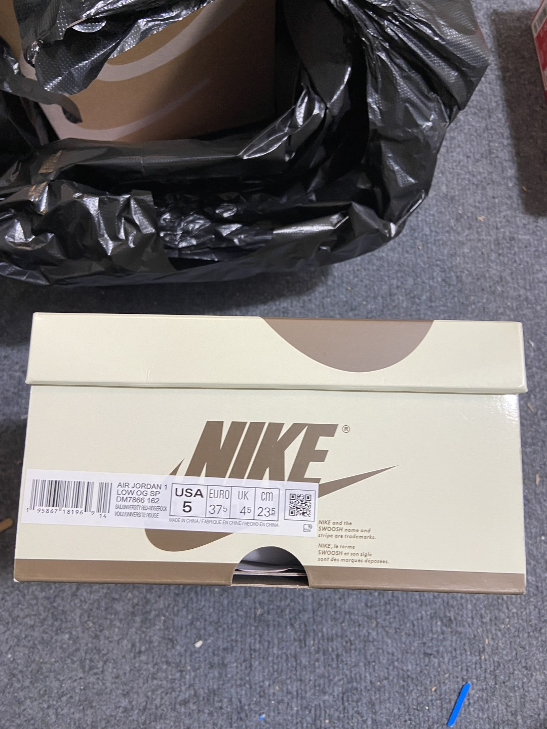 qc 女码37.5AJ Low 白棕倒钩 尺码:36-48.5纯原版出品-Travis Scott x 