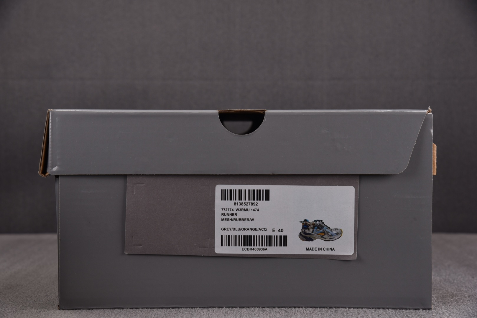 巴黎 尺码:35-46 偏大一码纯原版出品-Balenciaga Runner Gradient 深蓝银