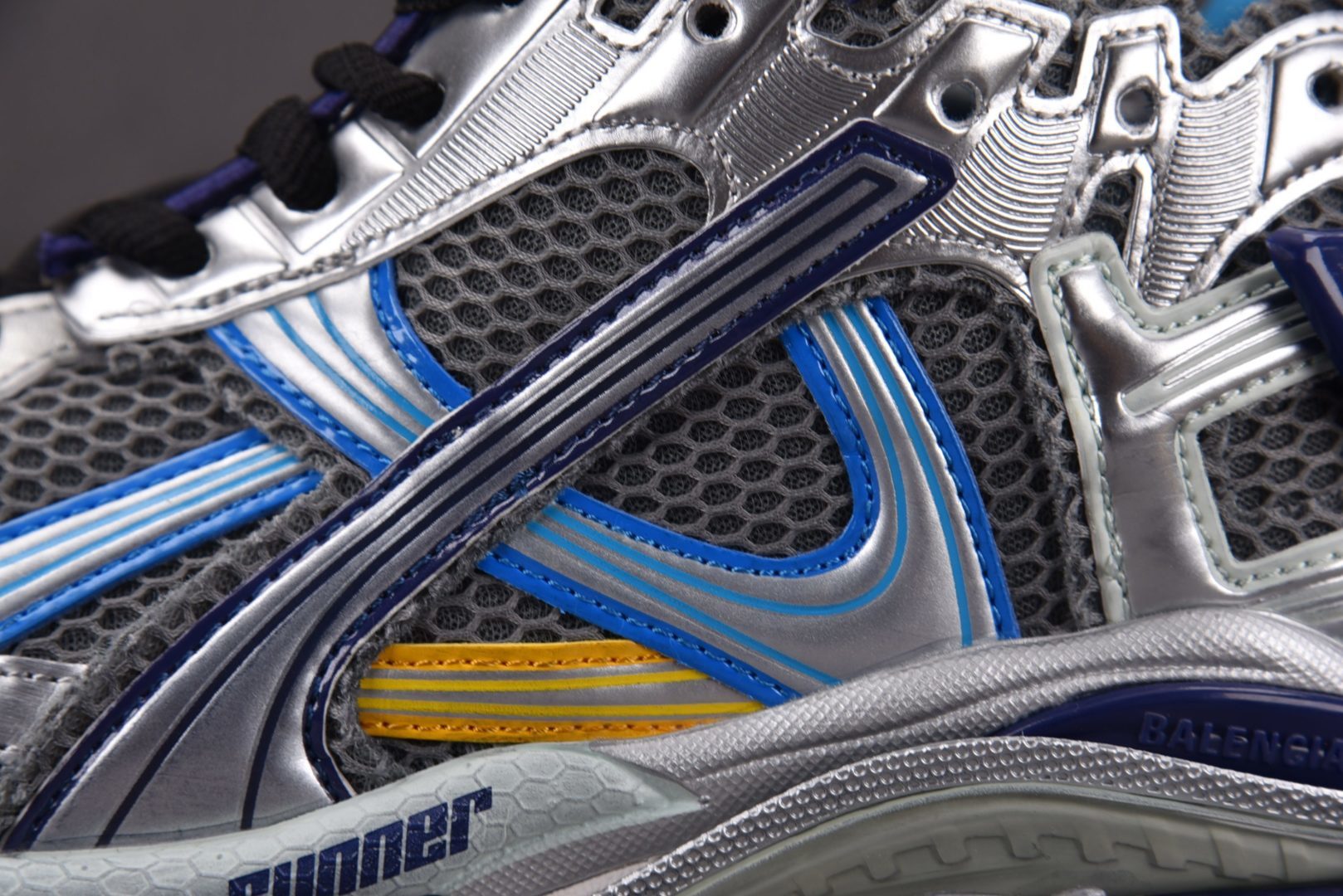 巴黎 尺码:35-46 偏大一码纯原版出品-Balenciaga Runner Gradient 深蓝银