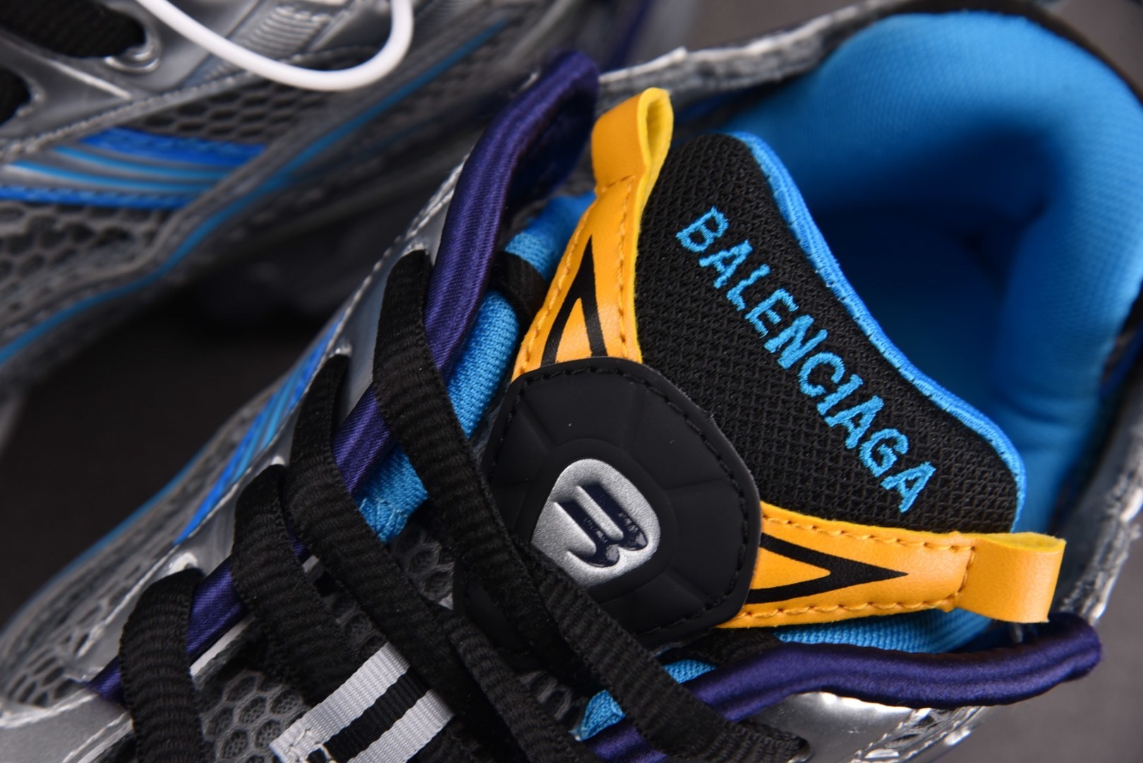 巴黎 尺码:35-46 偏大一码纯原版出品-Balenciaga Runner Gradient 深蓝银