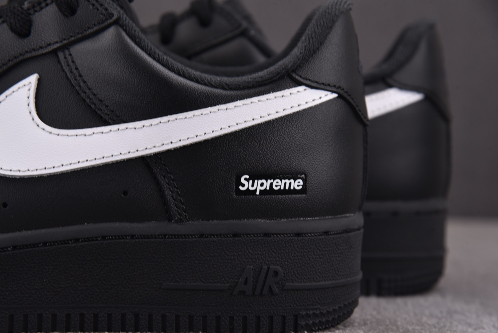AF1 尺码:40-48.5纯原出品-NK Air Force 1 Low Supreme Black 