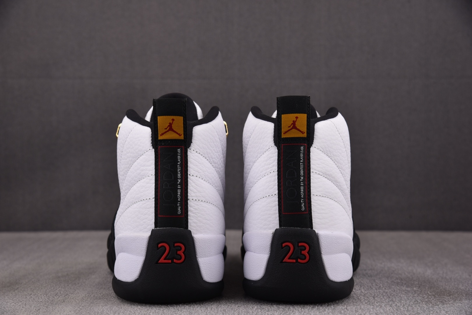 AJ12 尺码:40-47.5纯原出品-Air Jordan 12 Retro Taxi 黑白金扣 CT
