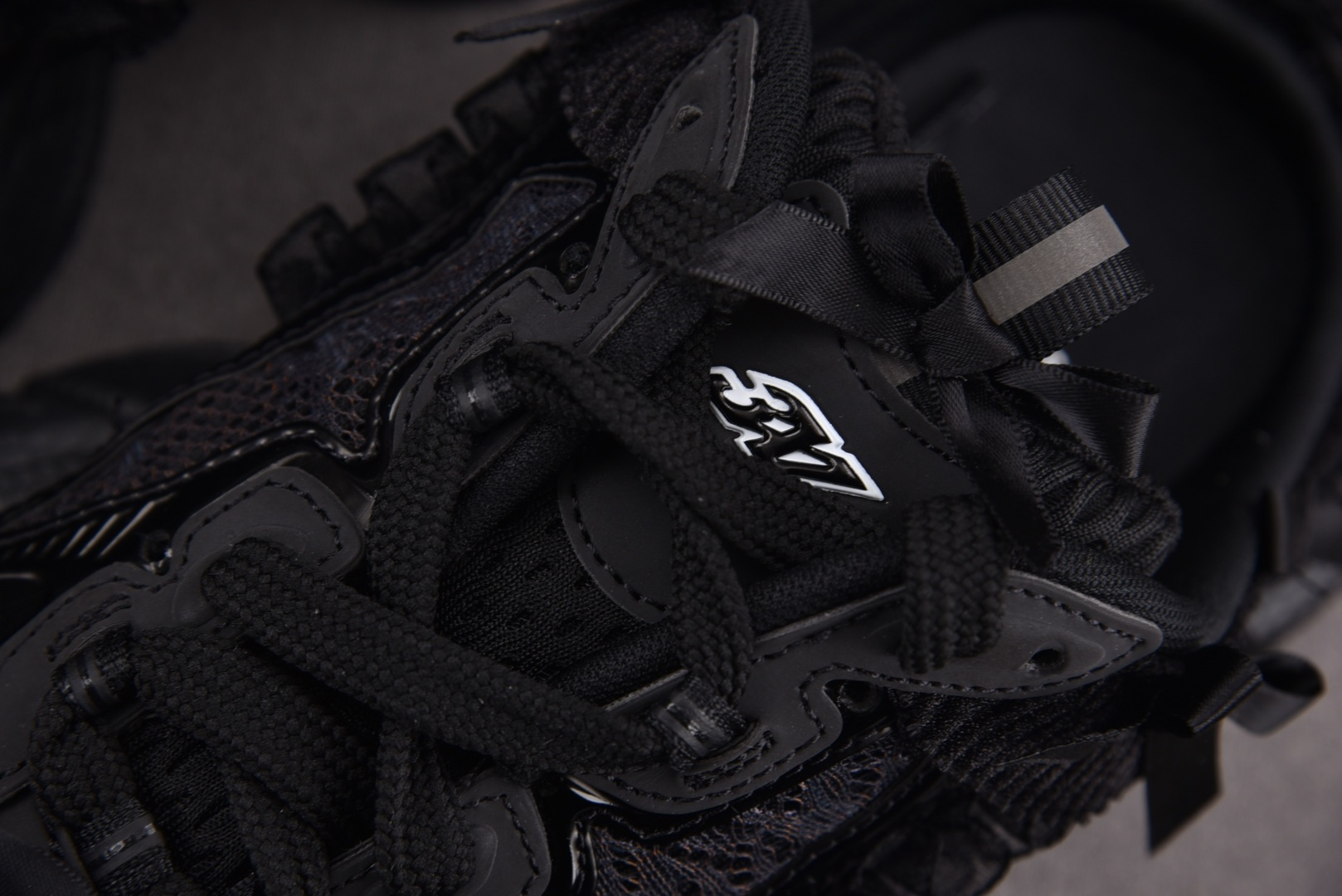 巴黎 尺码:35-46纯原版出品-Balenciaga 3XL Mule Lace 全黑 YZ018-5