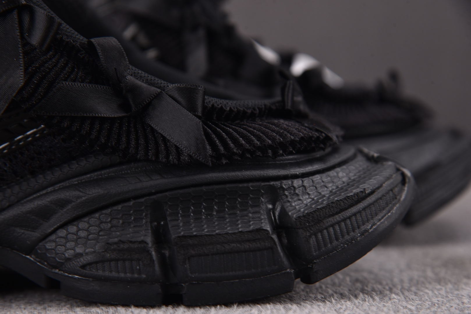 巴黎 尺码:35-46纯原版出品-Balenciaga 3XL Mule Lace 全黑 YZ018-5