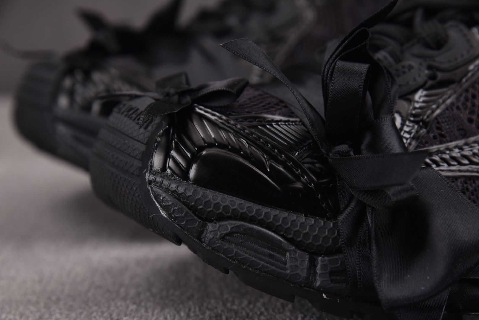 巴黎 尺码:35-46纯原版出品-Balenciaga 3XL Mule Lace 全黑 YZ018-5