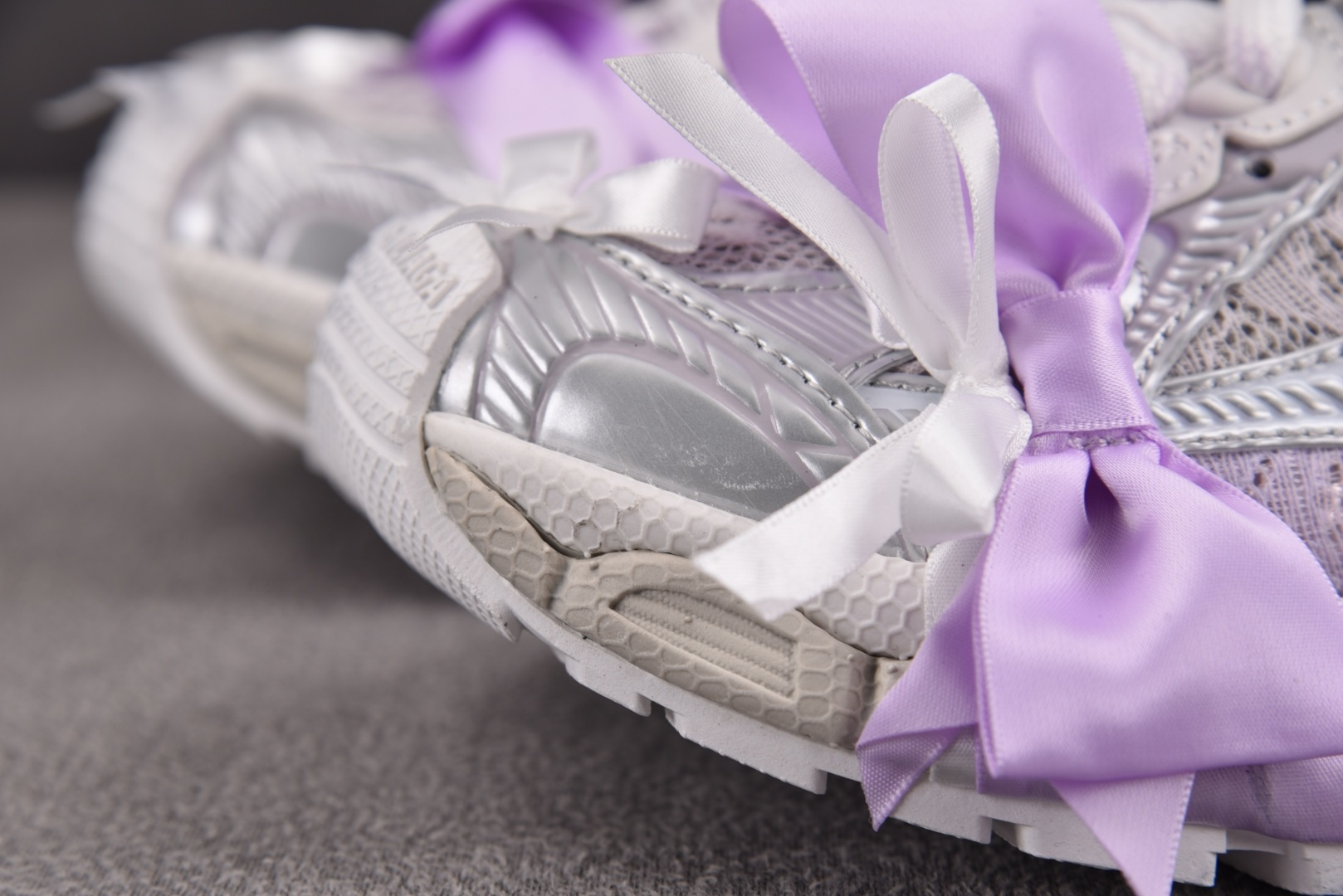 巴黎 尺码:35-46纯原版出品-Balenciaga 3XL Mule Lace 紫白 YZ018-5