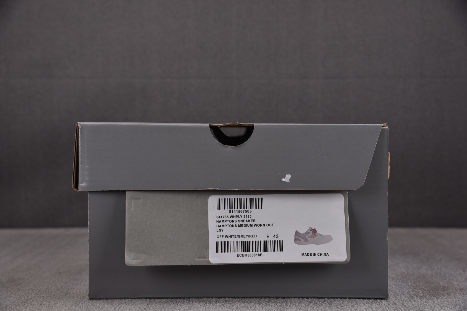 巴黎 尺码:35-46纯原版出品-Balenciaga Hamptons Worn-Out 灰红 YZ0