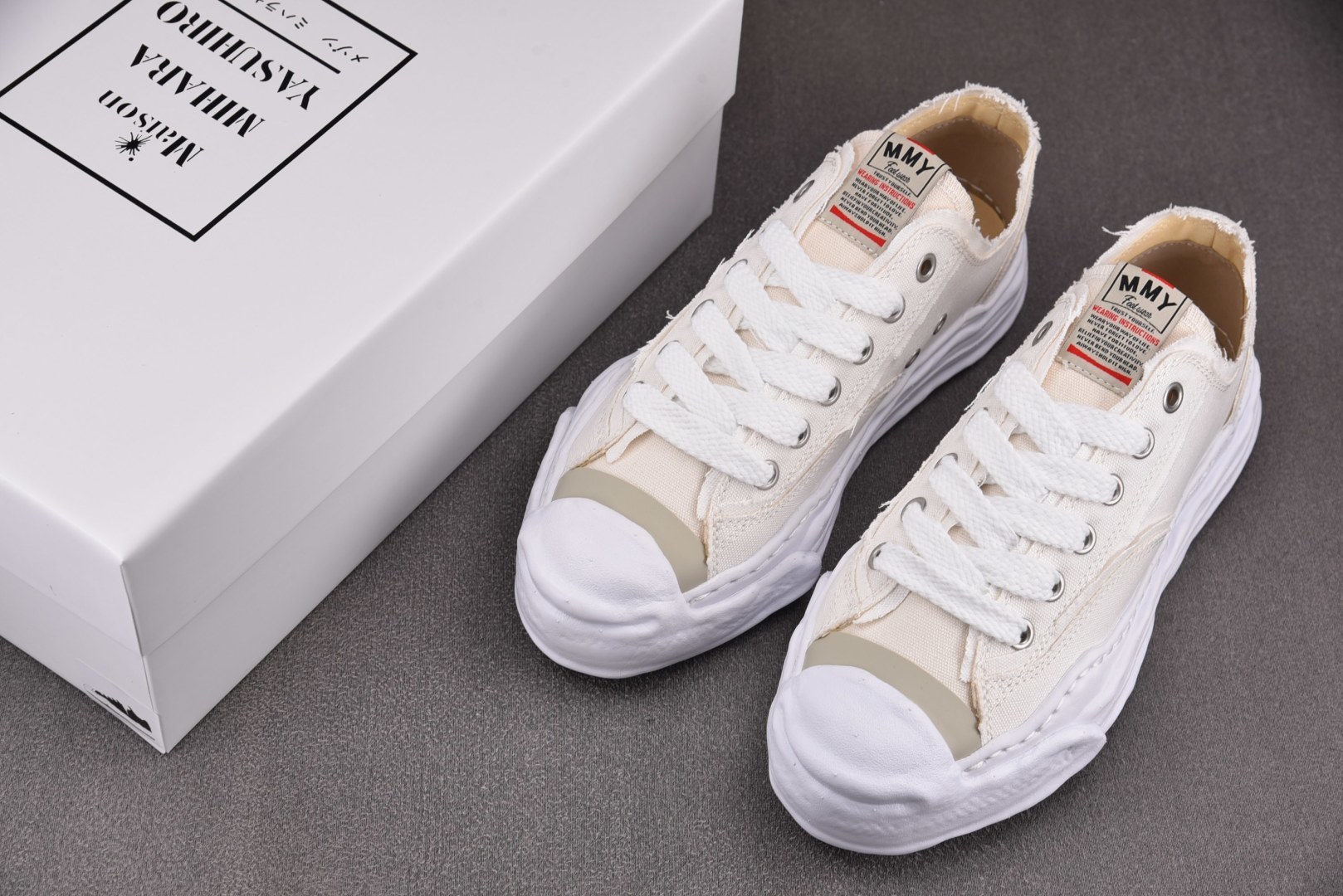 MMY 尺码36-45纯原版出品-MIHARA YASUHIRO 白布 No.772 YZ022尺码：3