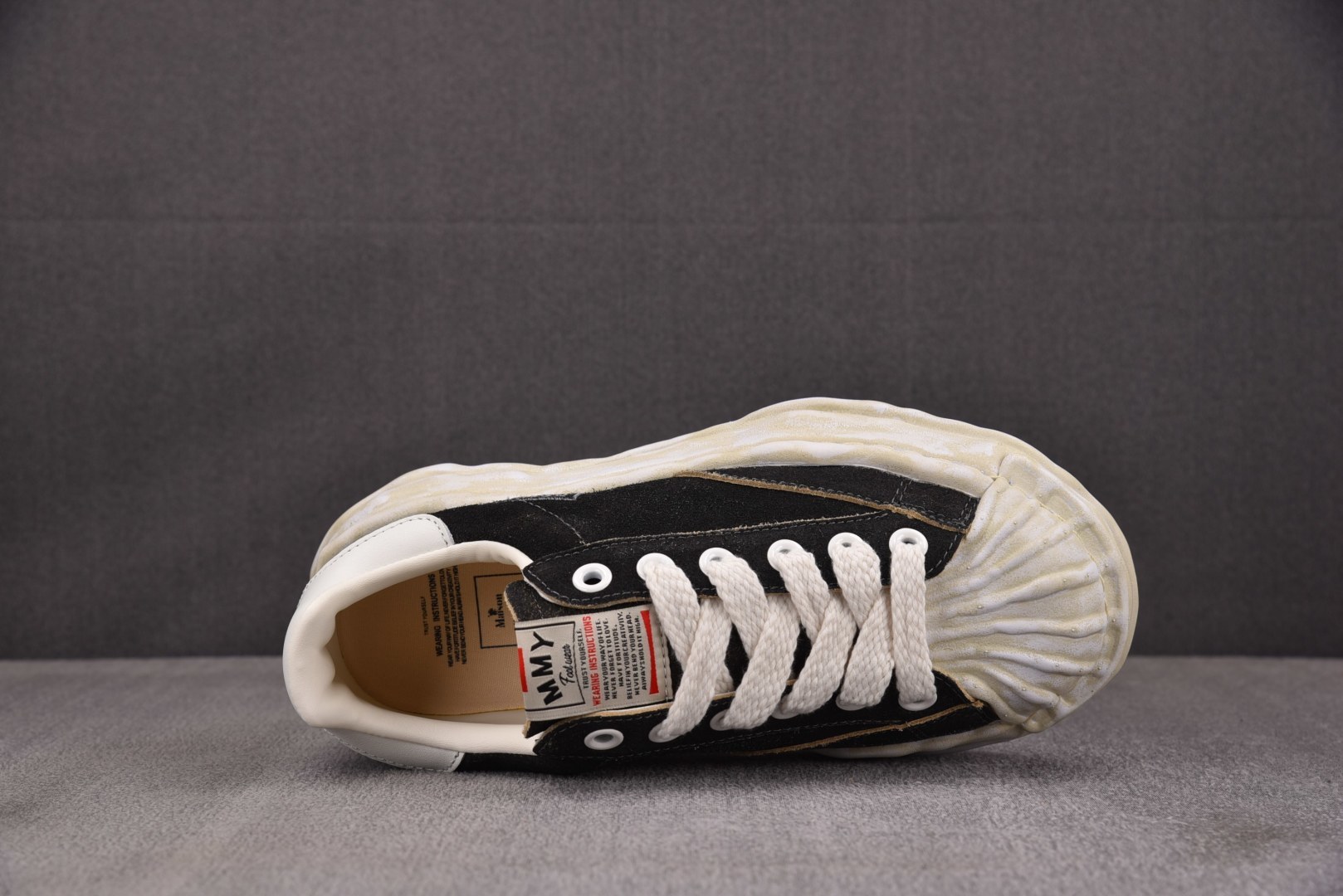 MMY 尺码36-45纯原版出品-MIHARA YASUHIRO 黑布刺绣 No.601 YZ022尺码