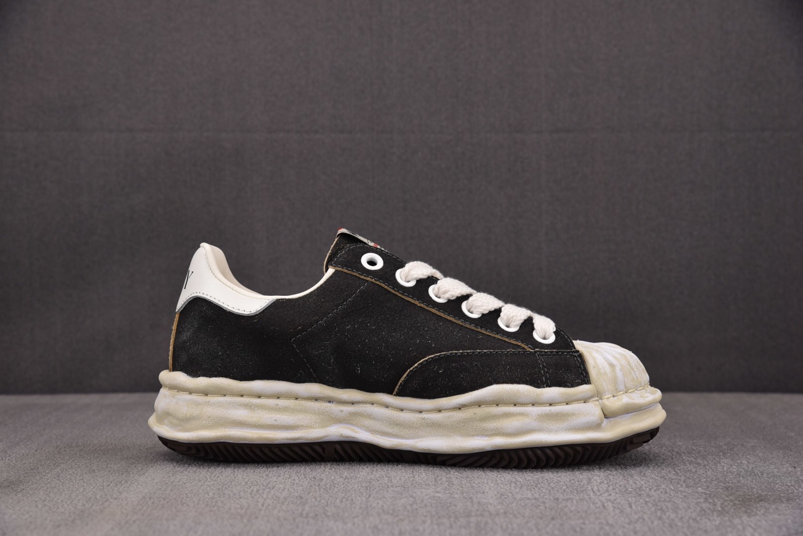 MMY 尺码36-45纯原版出品-MIHARA YASUHIRO 黑布刺绣 No.601 YZ022尺码