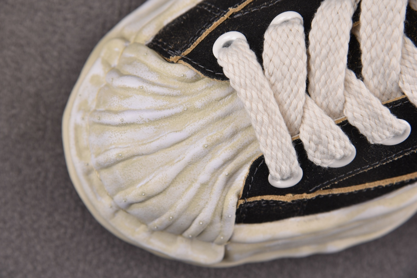 MMY 尺码36-45纯原版出品-MIHARA YASUHIRO 黑布刺绣 No.601 YZ022尺码