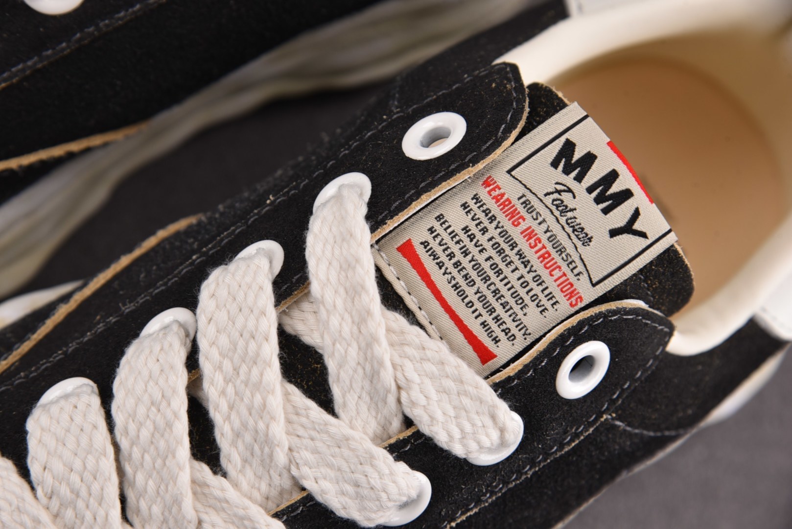 MMY 尺码36-45纯原版出品-MIHARA YASUHIRO 黑布刺绣 No.601 YZ022尺码