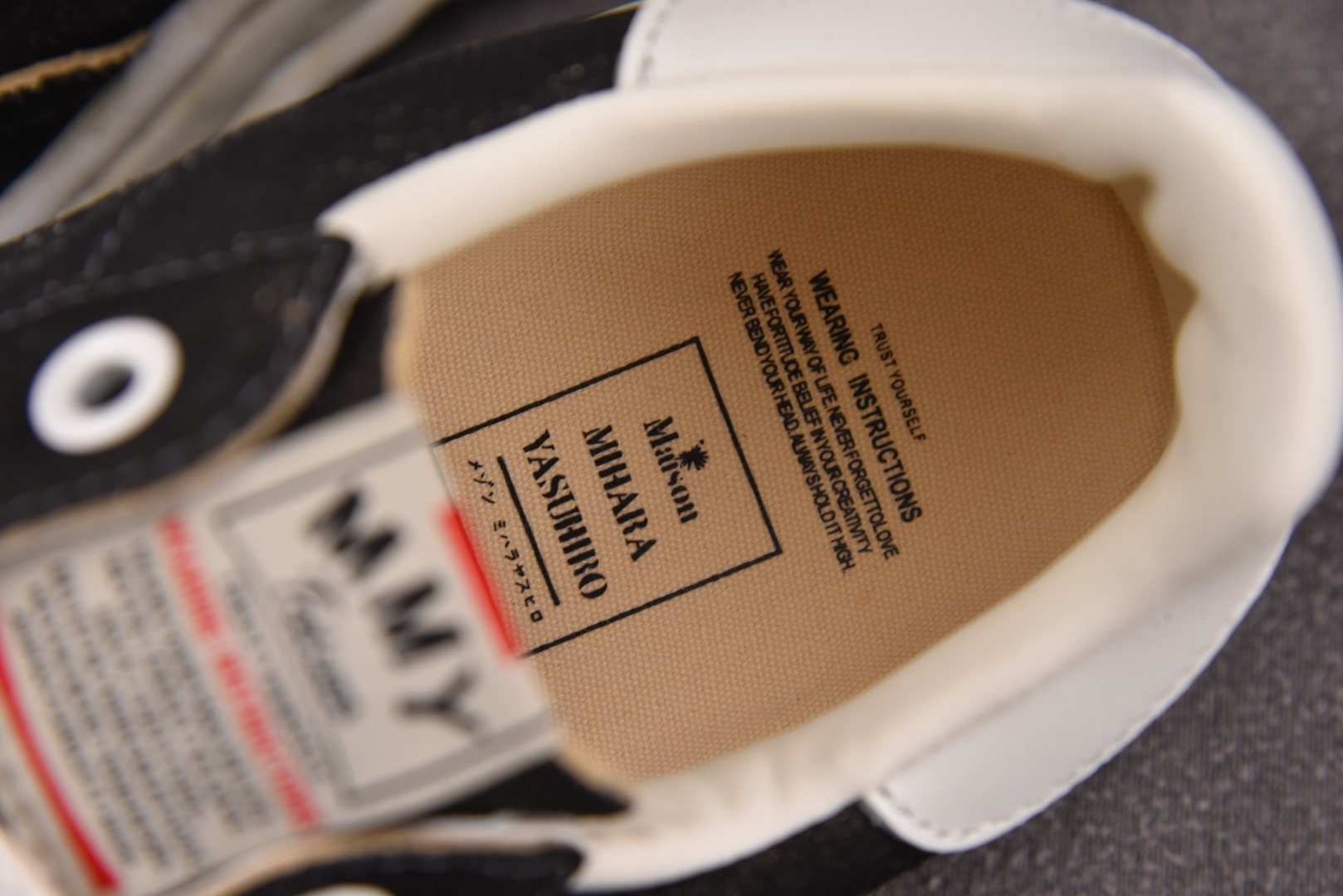 MMY 尺码36-45纯原版出品-MIHARA YASUHIRO 黑布刺绣 No.601 YZ022尺码