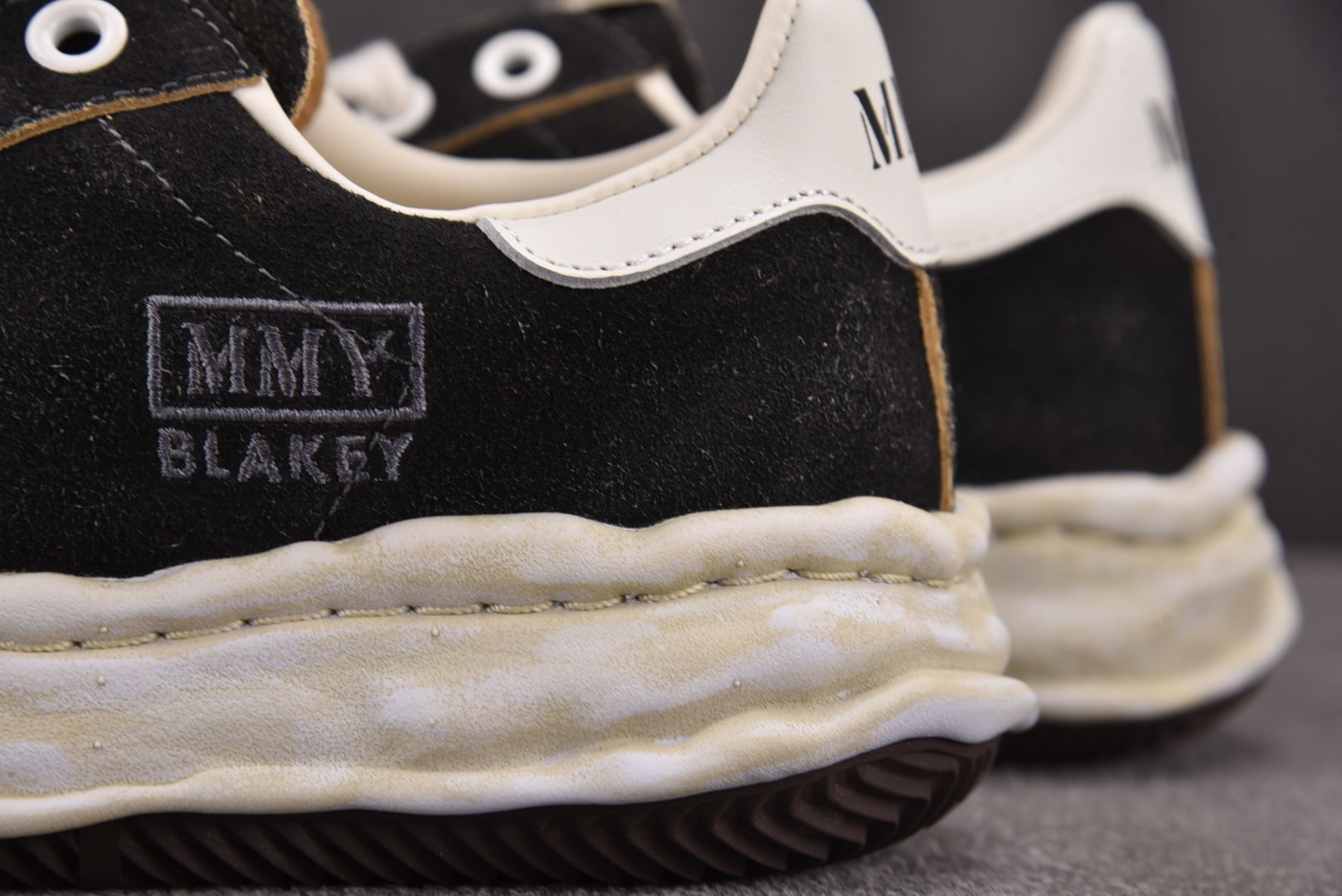 MMY 尺码36-45纯原版出品-MIHARA YASUHIRO 黑布刺绣 No.601 YZ022尺码