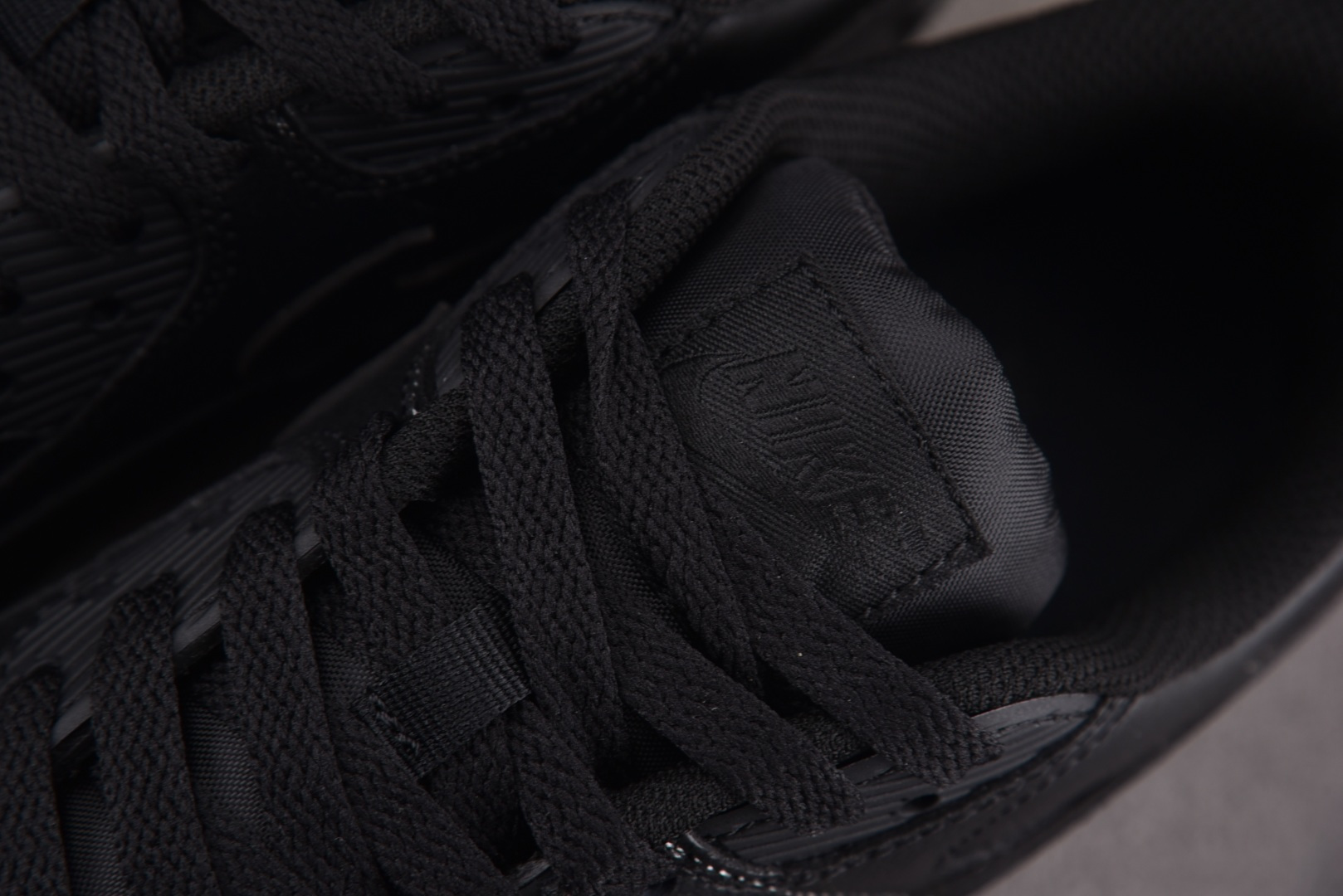 Max 尺码:36-46纯原出品-NK Air Max 90 Leather Triple Black 