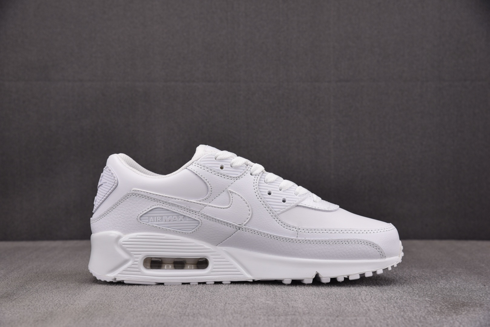 Max 尺码39-46纯原版出品-NK Air Max 90 Leather Triple White 