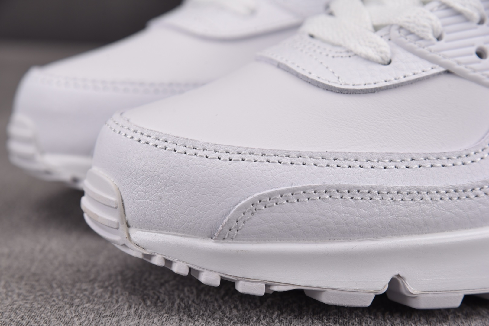 Max 尺码39-46纯原版出品-NK Air Max 90 Leather Triple White 