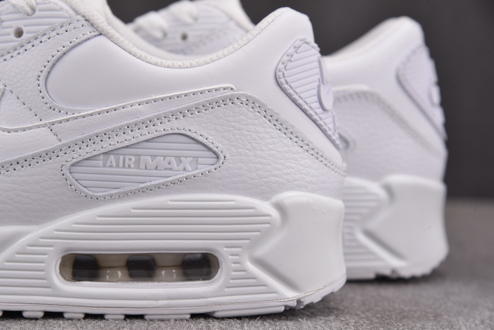 Max 尺码39-46纯原版出品-NK Air Max 90 Leather Triple White 