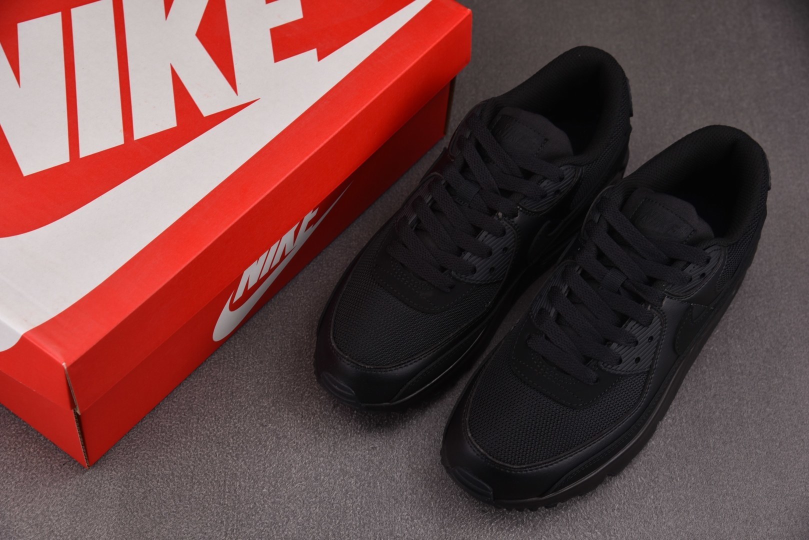 Max 尺码39-46纯原版出品-NK Air Max 90 Recraft Triple Black 