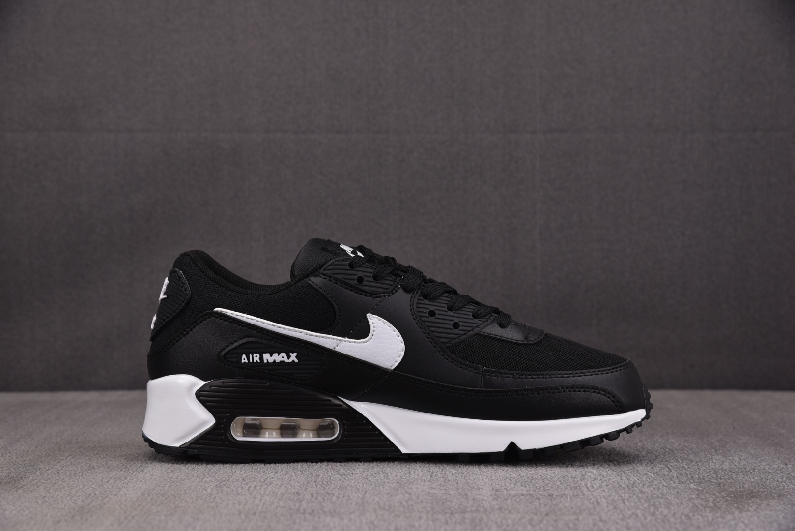 Max 尺码36-46纯原版出品-WMNS NK Air Max 90 Black White 黑白 D