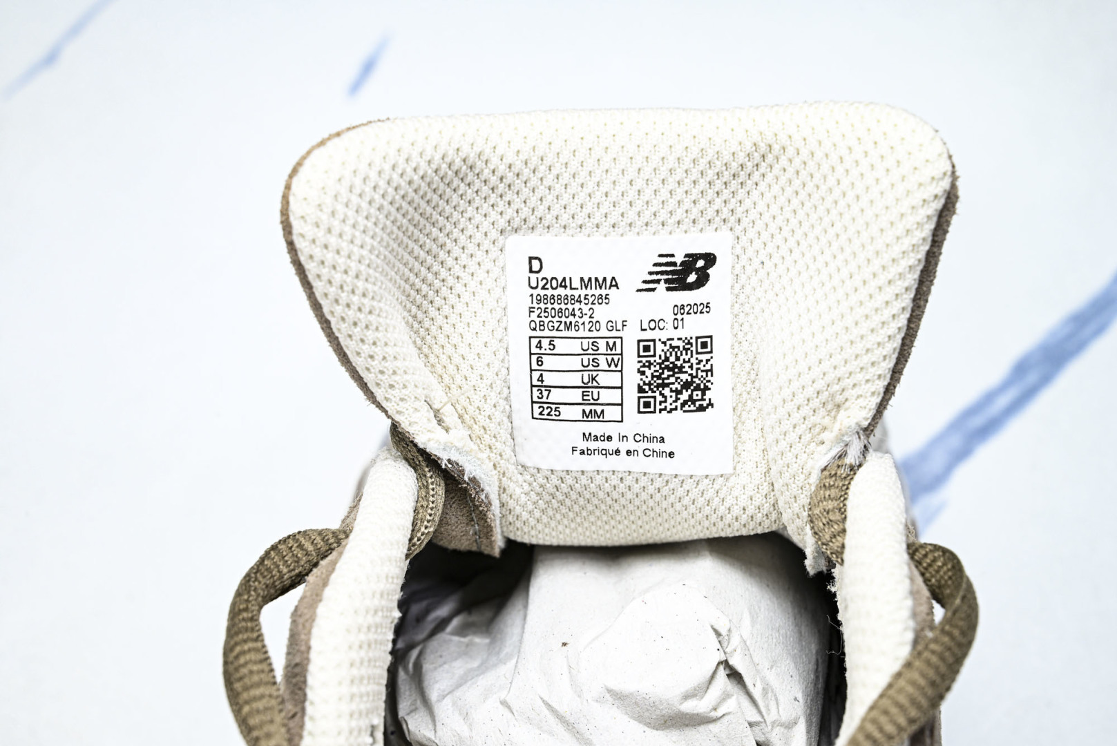 New Balance 204系列复古透气休闲运动慢跑鞋 U204LMMA 尺寸 36 37 37.5 